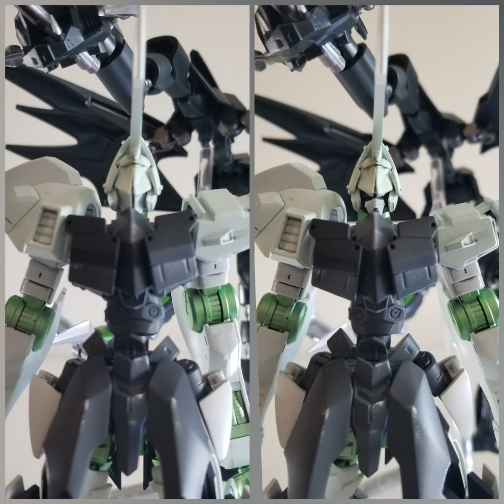 顔については、ギャンフェイスとガンダムフェイスを差し換えで😃