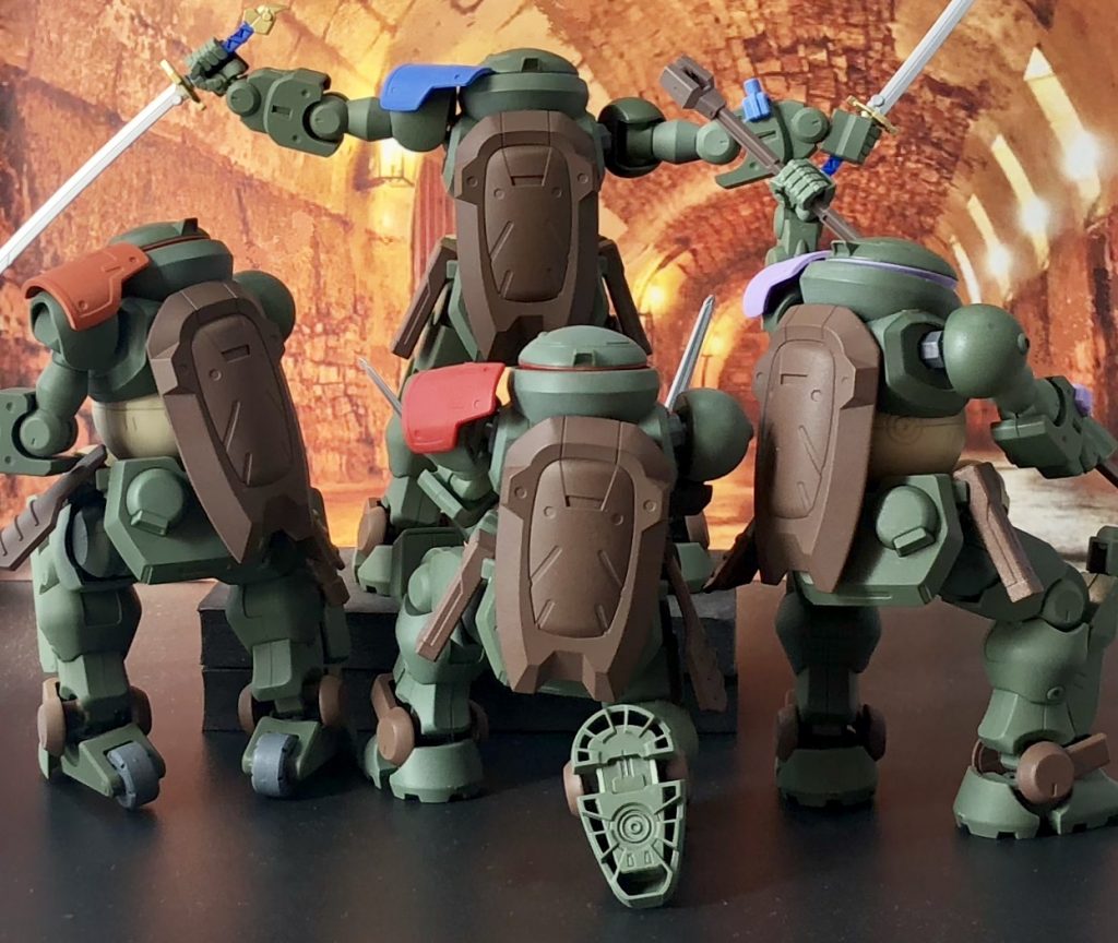 バックショット。正面からだとほぼ甲羅が見えないのが難点。