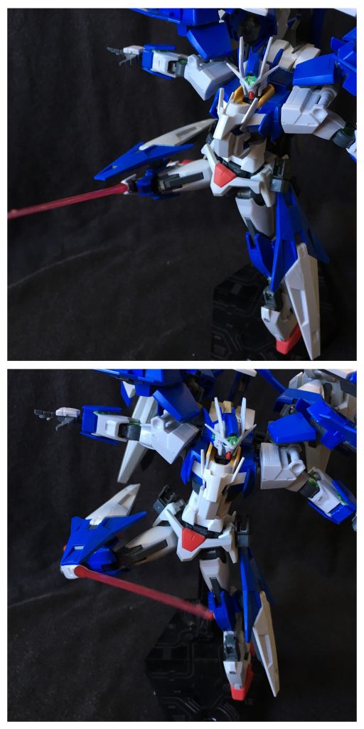 GNビールサーベル

脛部へ専用アームで接続されている
蹴りの要領で斬ったり、アームを回転させて膝蹴りのように攻撃できる