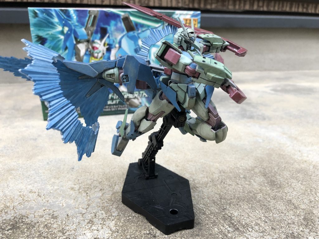 ぶっちゃけ大型実体剣しか追加してないので俺ガンプラっぽさがないのですが、二刀流ということでツインって名前につけとこ！って感じです。