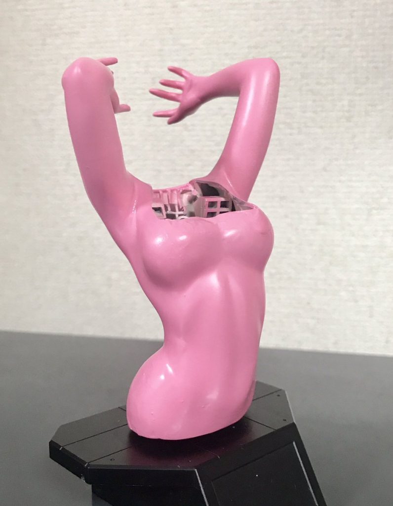 ここまでのヌードモデルを作ります。