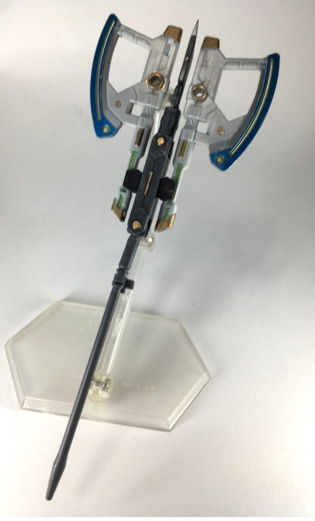 これら全てが合体する事で、ツインバスターアックスになります。