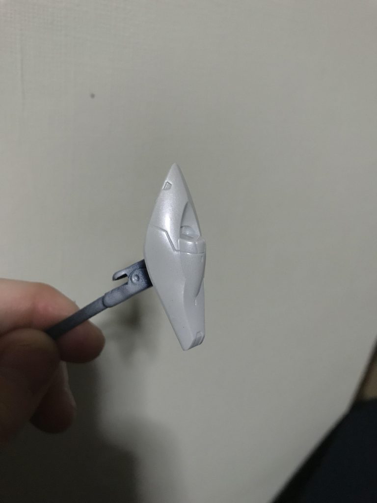 白はパールシルバーでのパール塗装。