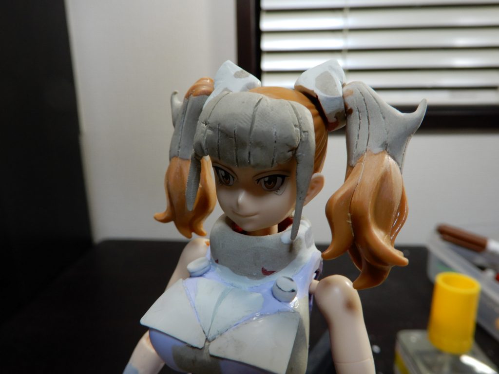 難所その1　初めての髪の毛の加工で苦戦