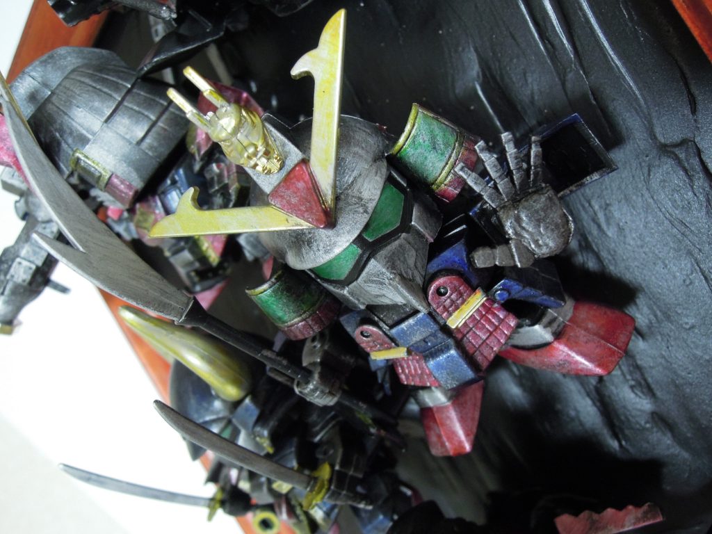 武者Ζ。
今回は固定する事に決めて、昔とらせたかったポーズにしています。