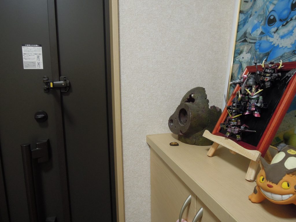 我が家の玄関へ。