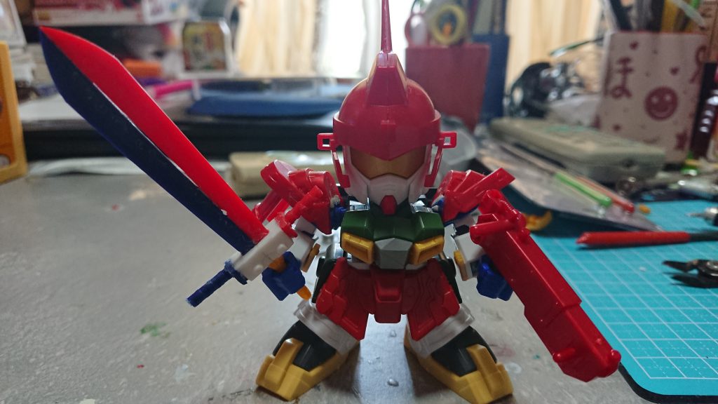 仮組の状態です