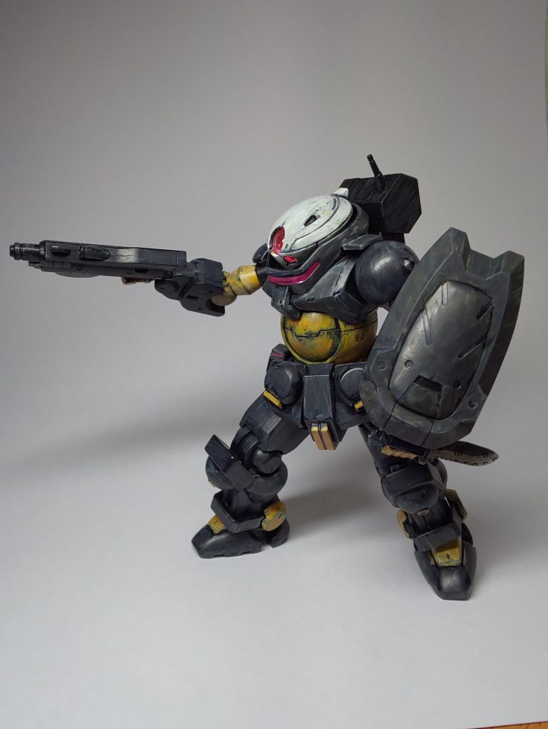 塗っただけですが、なかなか強そうな感じに見えます