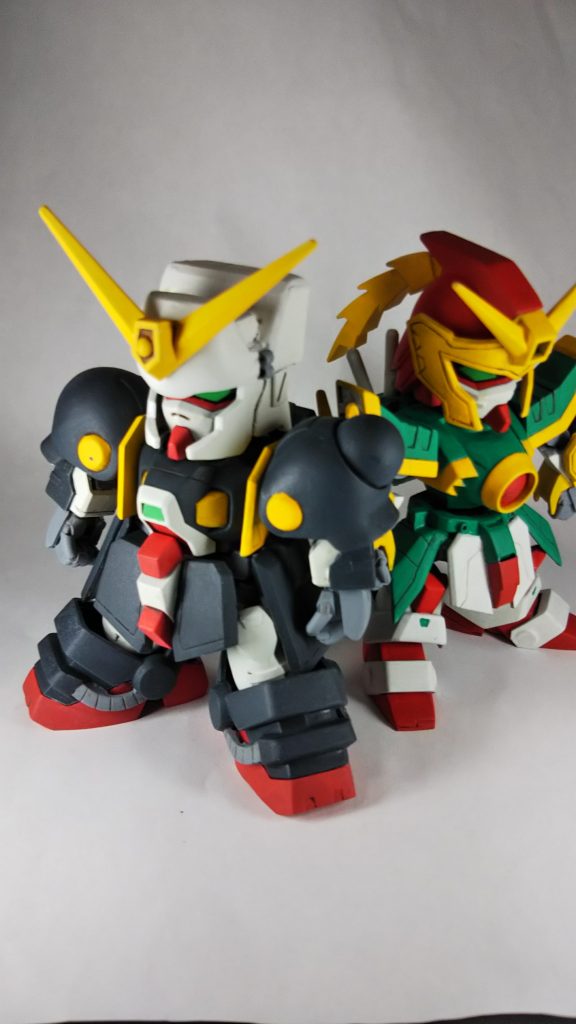 前回投稿のドラゴンガンダムと2ショット