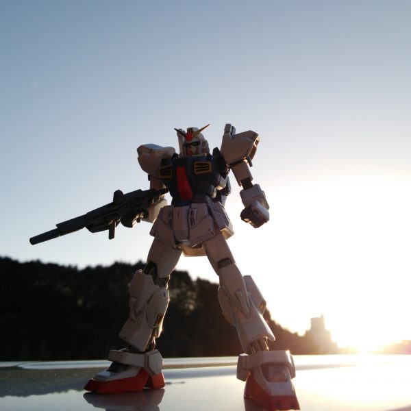 HGUCガンダムMKⅡ　リアルタッチマーカーエッジ強調　外撮影