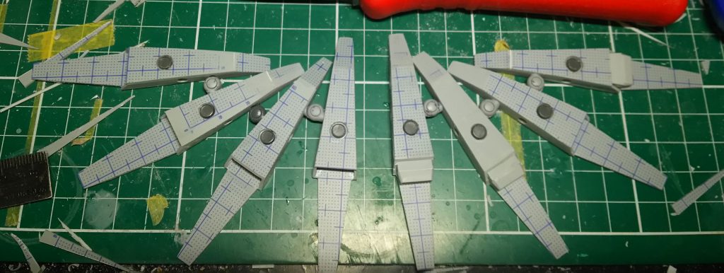 一気にとんでフルドレス用のバインダーの製作途中。2回ほど作り直してます。