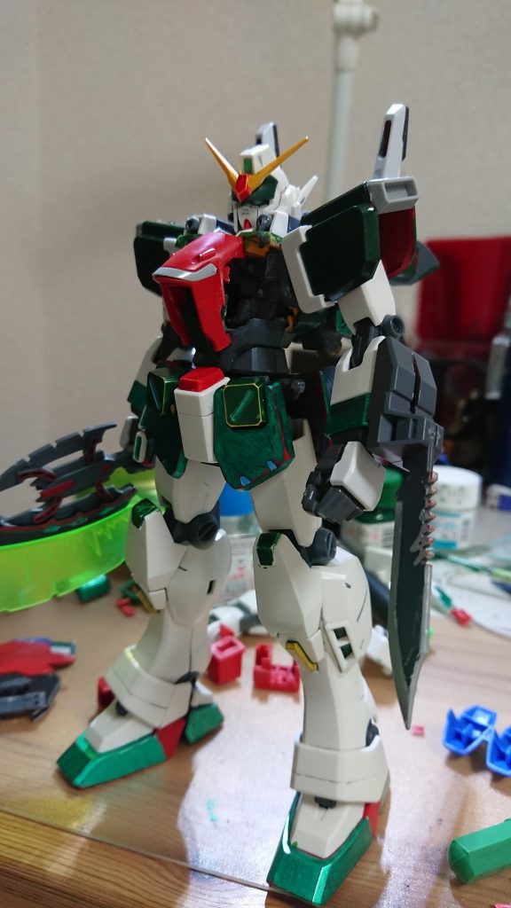 インパルスガンダムの装甲を付けました
