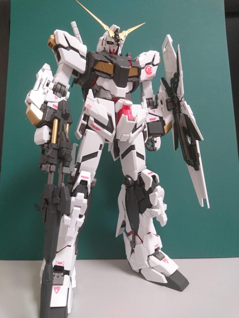 少しづつ完成に近づく過程の一枚
武装をマウントした状態です|＾▽＾)ノ