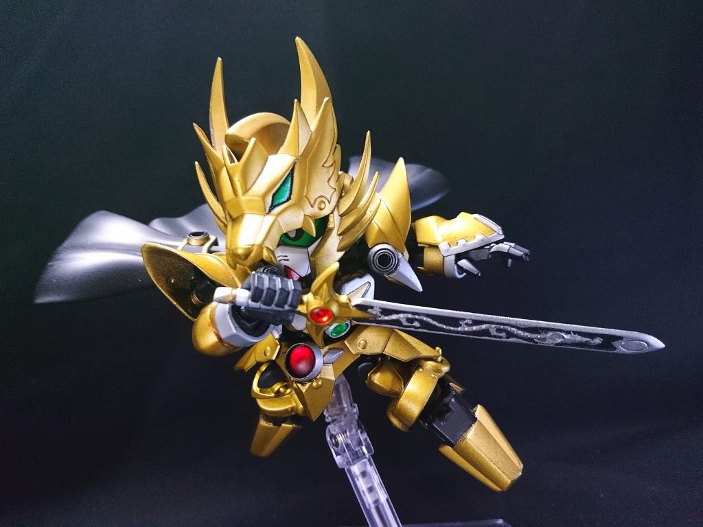 最近マイブームの曲げ膝パーツを追加してポージング