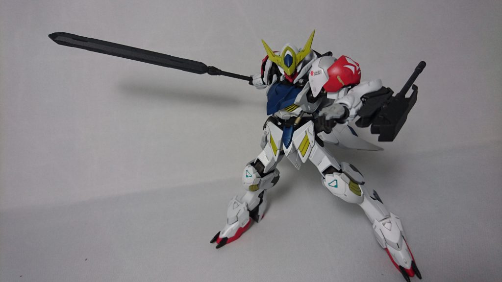 ガンダムバルバトスルプスレクス。完全塗装ですが特に加工したところは無し。