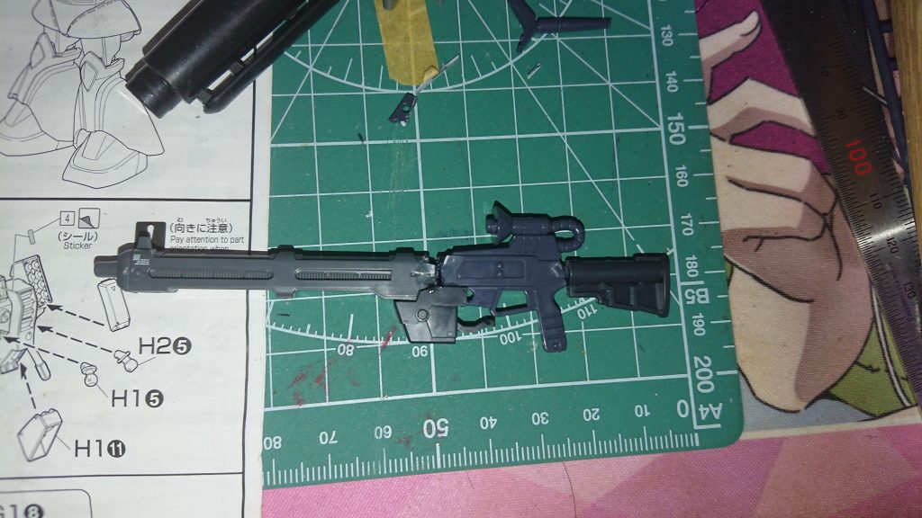 制作途中5
取り付けた後