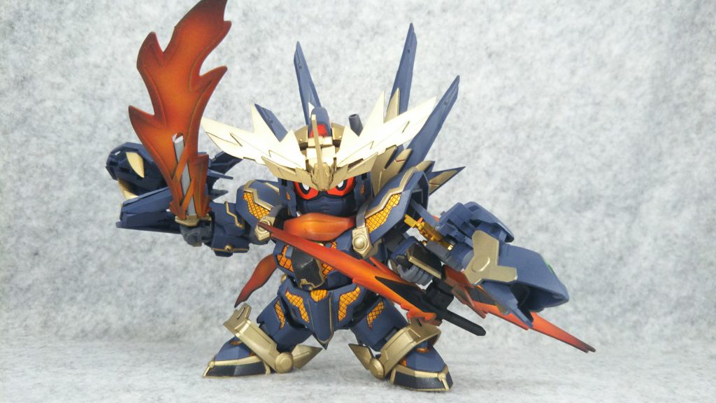 忍と零雄を同時に装着した姿
感知能力の底上げがされているので近接戦闘では相当高いポテンシャルを持っている
距離をとられたらメガ粒子が火を吹く