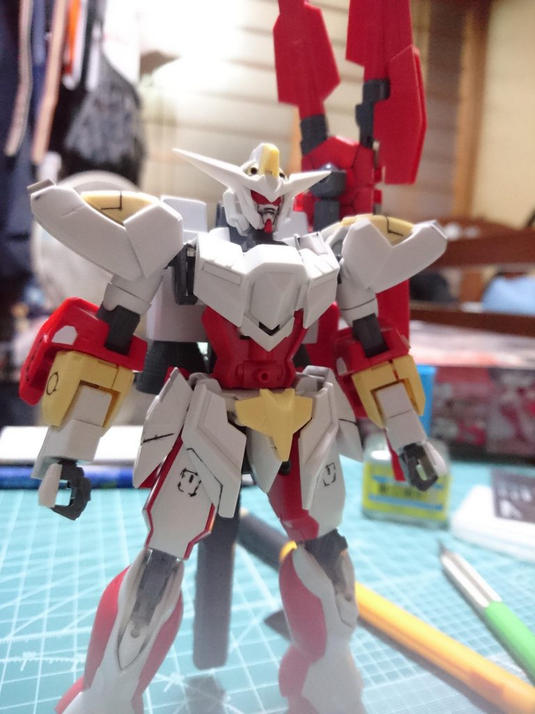 主な改修点は背中、肩、顔です。