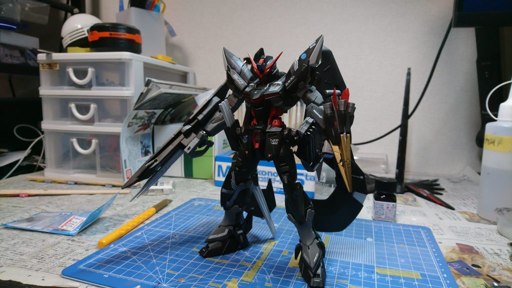 改修前のものとなっております。
腕があまり閉じないため不格好だなと思い今回改修することになりました。