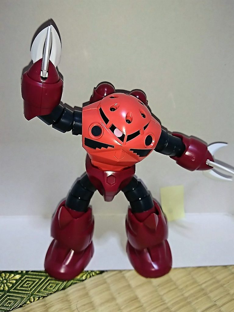 手を加える前の素組み状態。