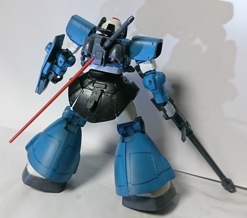 蒼き雷光ユーマ・ライトニング少尉用ドム試作実験機–3枚目/制作者：アレス