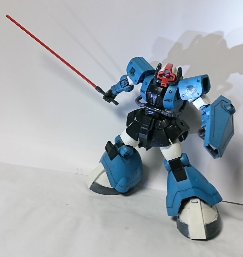 蒼き雷光ユーマ・ライトニング少尉用ドム試作実験機–4枚目/制作者：アレス