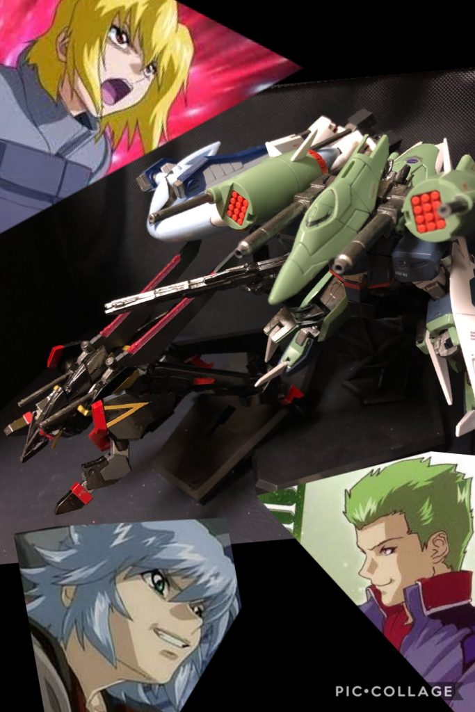 ユッキー「リッ君、別方向から新手だ!」
リク「あ!あれは...!」
オペレーター「MS!聞こえますか?艦の左翼後方よりガンダムタイプ3機を補足!識別コード、カオス、アビス、ガイア。ファントムペイン所属のMSです!迎撃して下さい!」
ユッキー「SEED Distenyのファントムペイン!」
oyz「私の部隊って訳だ。もちろん搭乗してるのはあの3人だよ。」
ユッキー「リッ君!進行速度が速い!こっちに戻って!」
リク「くっ!速い!!援護に間に合わない!」
oyz「リク君、可変機構を使え!」
リク「え?」
oyz「その機体、“ハイウインド”には可変機構が搭載してある。可変して艦に戻るんだ。」
リク「了解です!やってみます!」