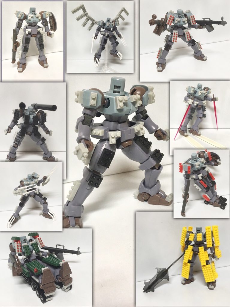 以上リーオーNPD ブロックワークでした、ここまで見てくれた皆さんありがとうございます
今回はよりオモチャ感を出すためミサイル以外は無塗装でチャレンジしてみました
もし少しでも気に入っていただけたら幸いです