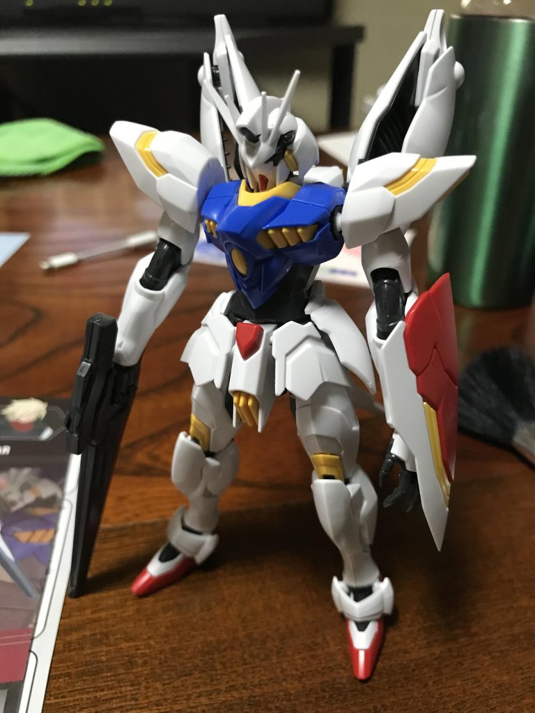 素組み状態。この時はM.O.Eバージョンに塗装しようとも考えていませんでした。7月に素組み完成して3ヶ月ほど放置してました。