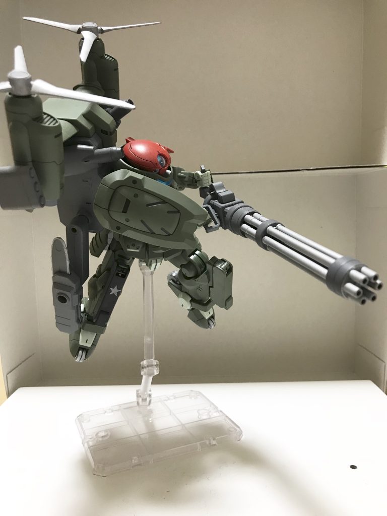 空中からのガトリング