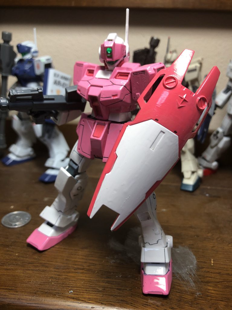 デカール、スミ入れ、汚し前です