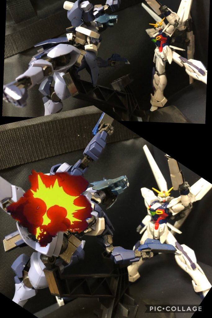 錬狼「なにいいい!ぐわああ!!」
ユッキー「助かった...!でも..ビームじゃない!?」
竜飛「これは気功砲という。気を圧縮したものさ。ビームなどという物ではないよ。」
ユッキー「ありがとうございました!」
竜飛「いや、私に隙があったせいだ、済まない。だが、こうしてはいられん。少年を追うぞ!」
ユッキー「ハイ!」