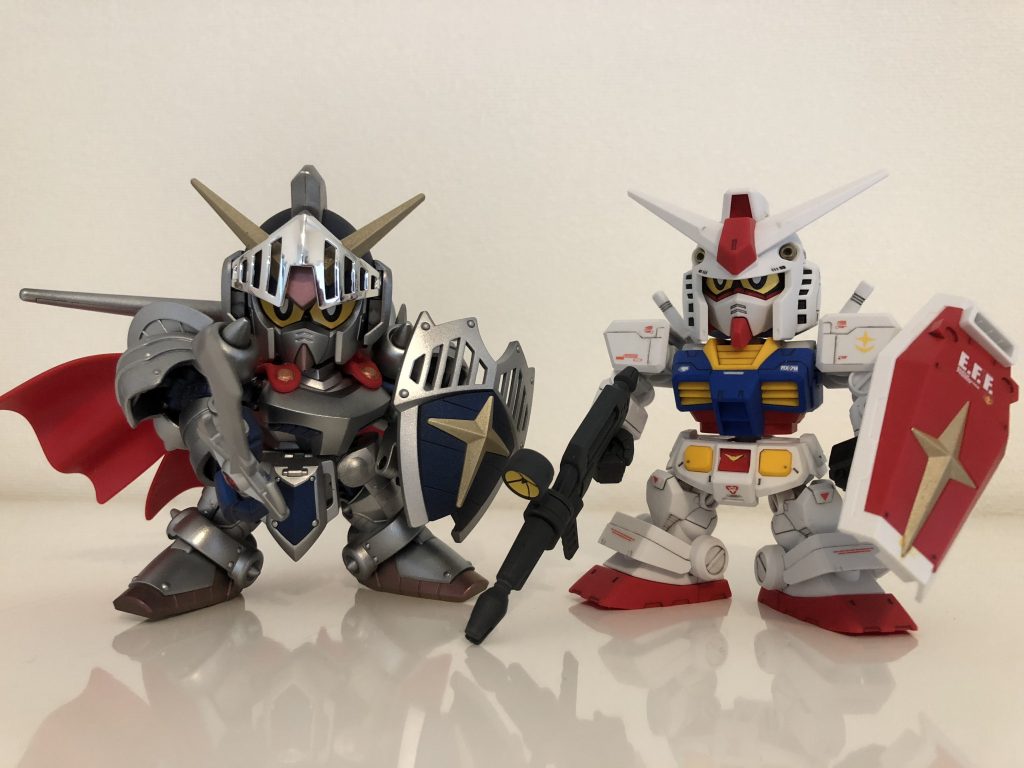 同時期に制作していたSDCSガンダムと。