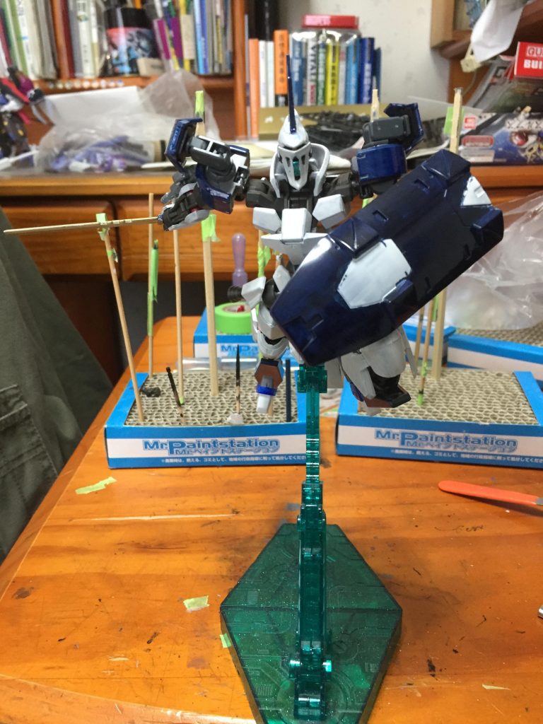 でも逃げてばかりでもないです。
銃弾とかをシールドで防ぎつつブースターフル活用で無理矢理接敵。カリバーでトドメですかね。