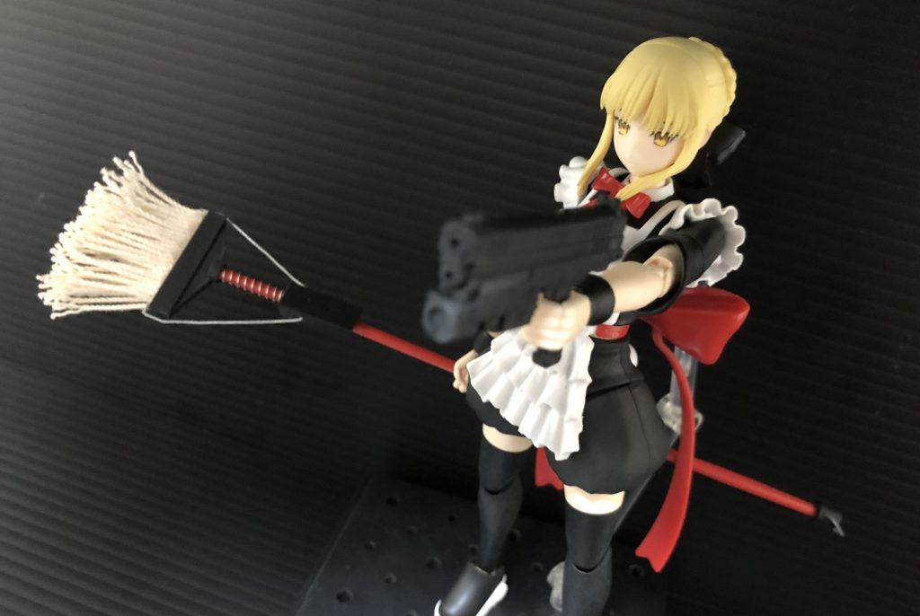 <ハンドガン> 第二再臨時のハンドガン型水鉄砲です。 ゲームでは強力な水泡を放っていました。