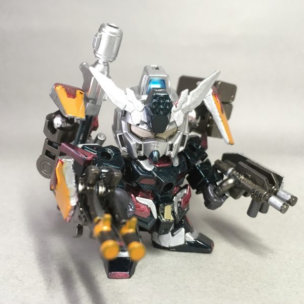 ガシャプラ改造 コマンドガトリングガンダム（フリージャズテイスト）