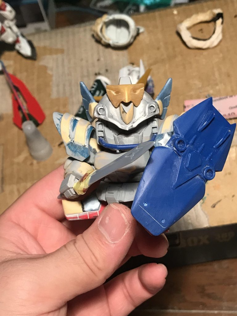 土壇場でつの飾りを変更