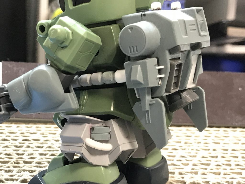 BB戦士 高機動型ザクⅡ–4枚目/制作者：たつ屋