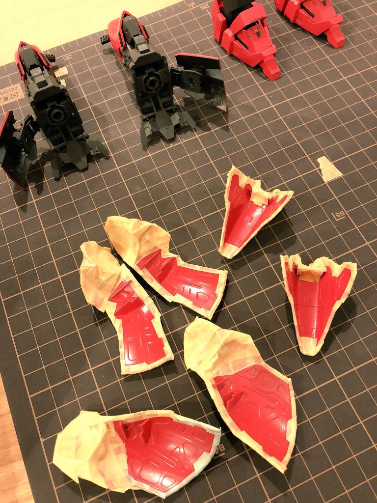 今回マスキングに大分時間費やしました…