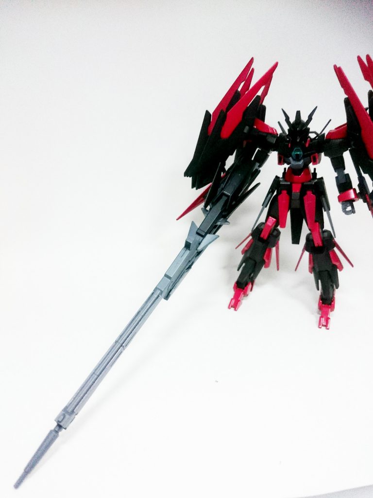 ハイパードッズライフルマグナムⅡ
ハイパードッズライフルマグナムを主軸に
ライトニングガンダムのロングバレル
ビギニングJガンダムのジャンクパーツ
を使用して製作しました。