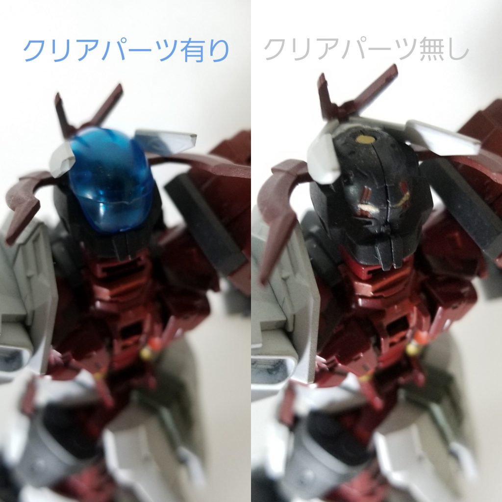 クリアパーツで見えにくい所もしっかり塗装してあります。