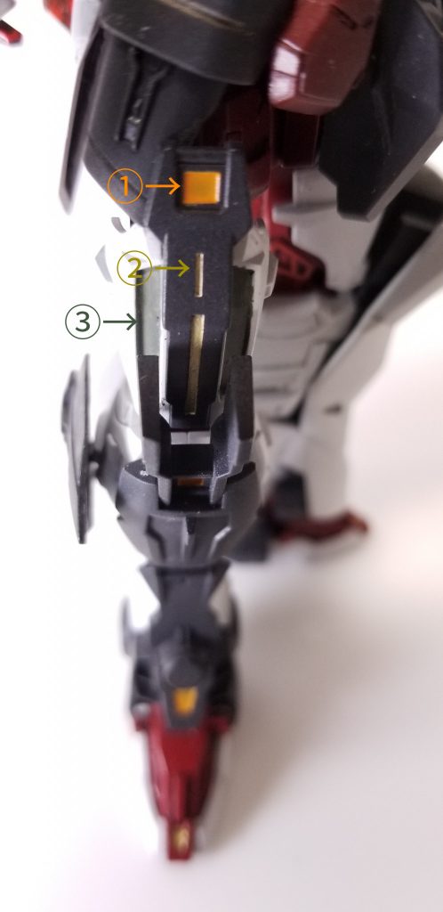 エナメルカラー編その2
①x-6オレンジ②x-31チタンゴールド
③xf-61ダークグリーン