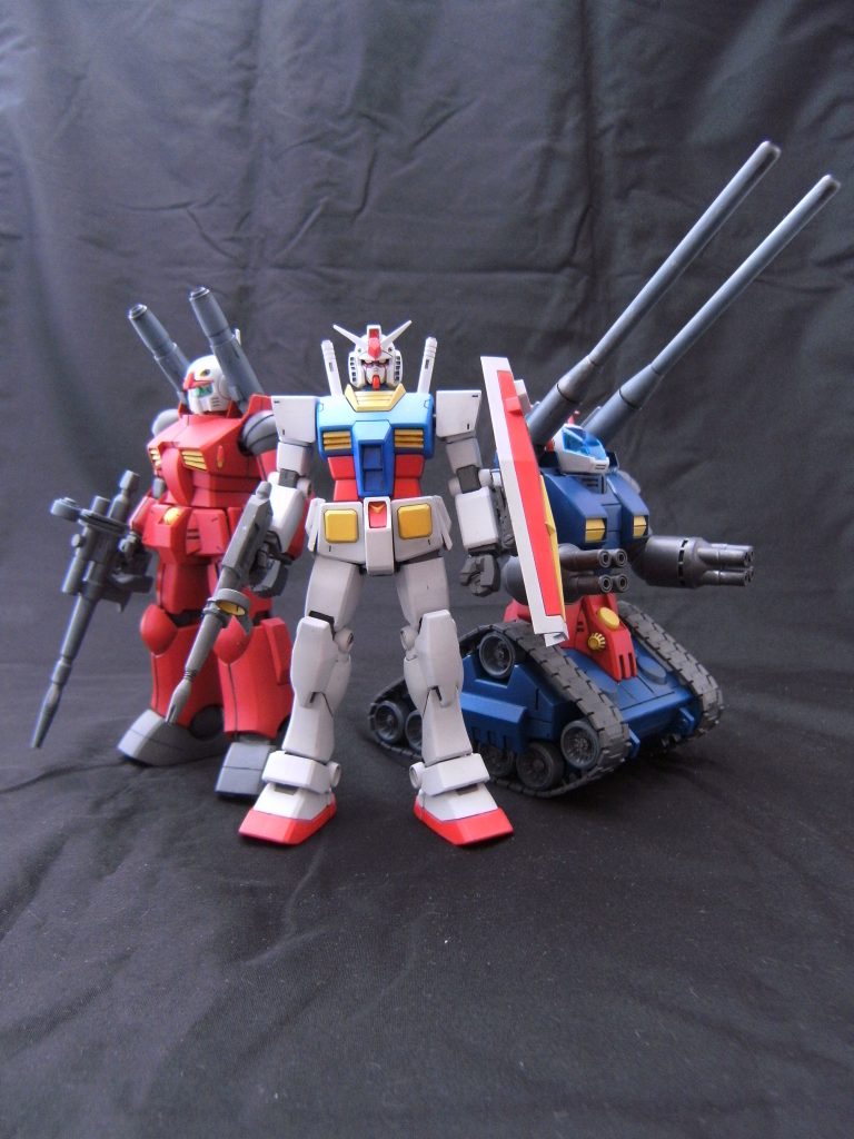 V作戦の3ショット。