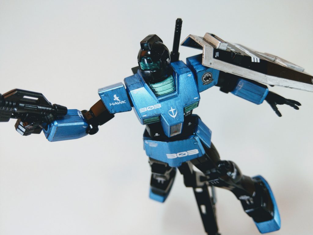 HGUCジム(夜戦カラー)–2枚目/制作者：いとーさん