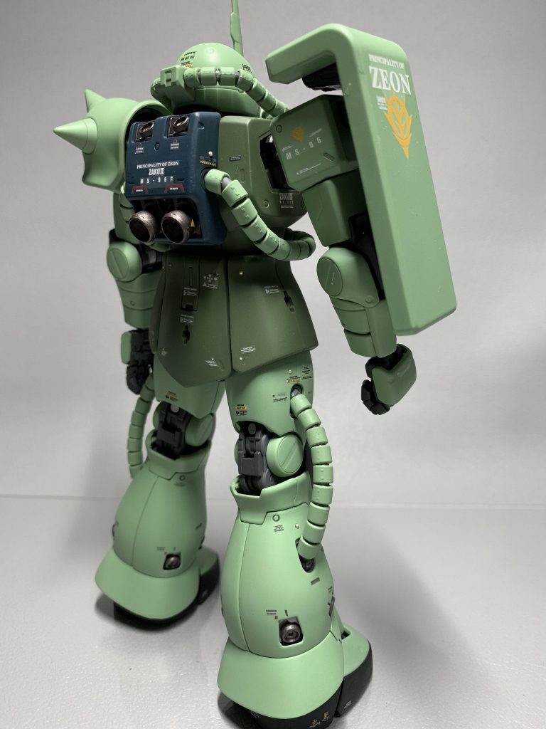 今回はスジ彫りやモールド追加はナシにしてキットの良さを生かす方向で製作しました、付属のシールが水転写じゃないので迷ったけどコンセプトがキットの良さ、って事なので頑張ってギリカットしましたw 一応見えるとこは殆ど塗り分けてます(*‘∀‘) 総製作期間5日くらいですかね