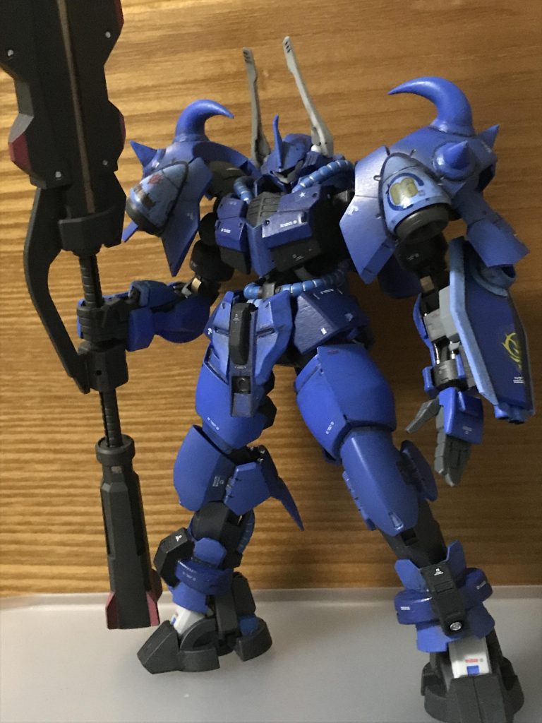 ウェザリング半分。