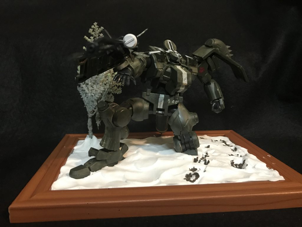 100均の材料を使ってジオラマ風に