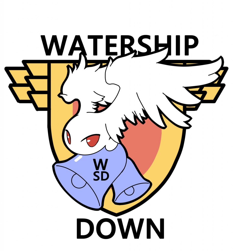 今回の機体エンブレム。今回もWATERSHIP DOWNです。