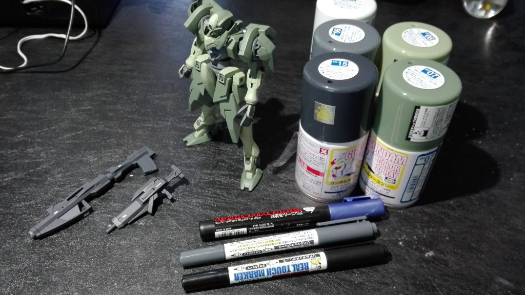 ザクだこれぇ！
調合無しで一般機が再現出来るので、一般機が欲しい人は是非参考に。