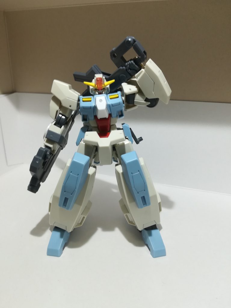 左手に、コトブキヤのバーストレールガンを持たせました